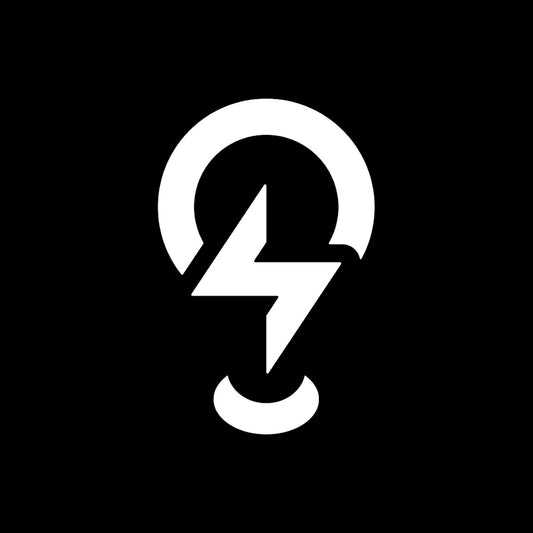 Super local delivery black and white logo